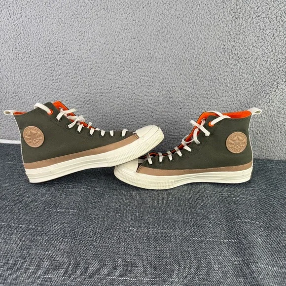 Converse Todd Snyder Chuck 70 Hi Mens 11.5 Green Waxed Canvas 173059C - Picture 6 of 10
